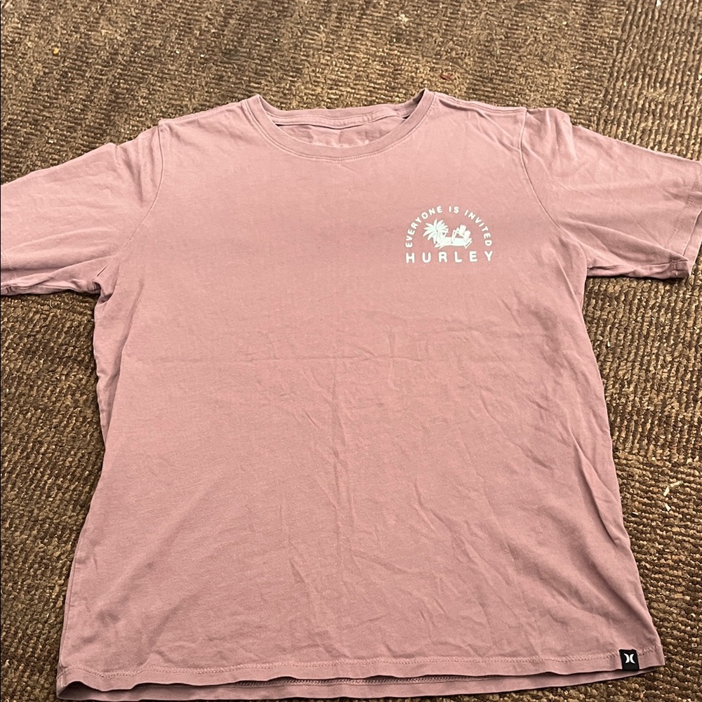 Hurley Men's Mauve Short Sleeve Tee